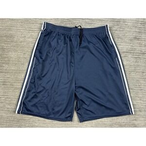 Real Essentials Basketball Athletic Shorts Mens 2XL Blue Pull On Elastic Waist